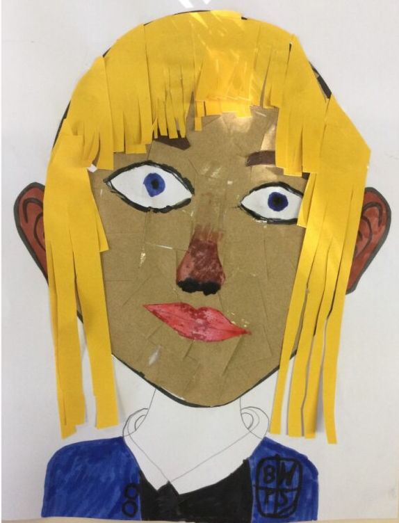 Face collage image