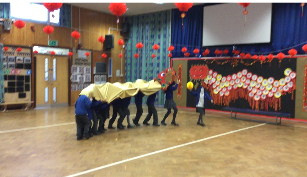 Dragon dance image